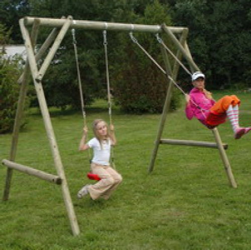 Holzschaukel Spielgerät Holz...