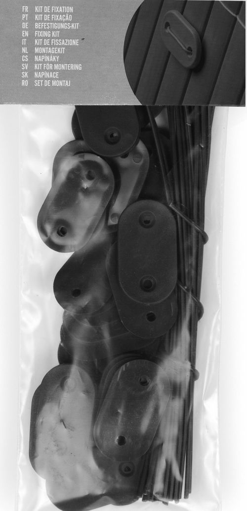 Tie-wraps black, Kabelbinder...