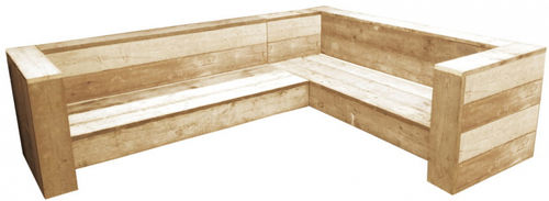 Sitzbank Bauholz Gerüstbretter