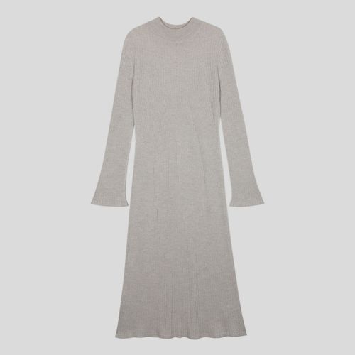 Eskdale Dress in Grey Fleece,...