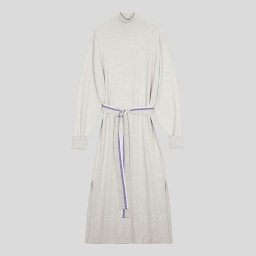 Matfen Dress in Grey Fleece, S