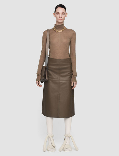 Nappa Leather Sidena Skirt