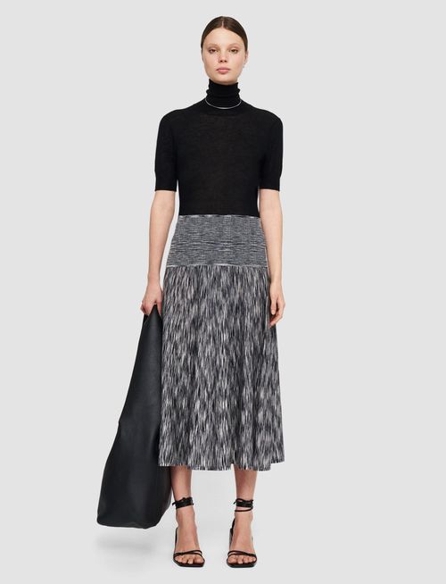 Printed Merino Skirt