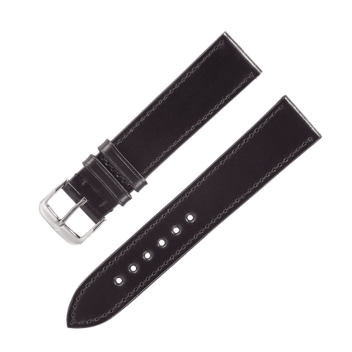 Lederband Cordovan schwarz