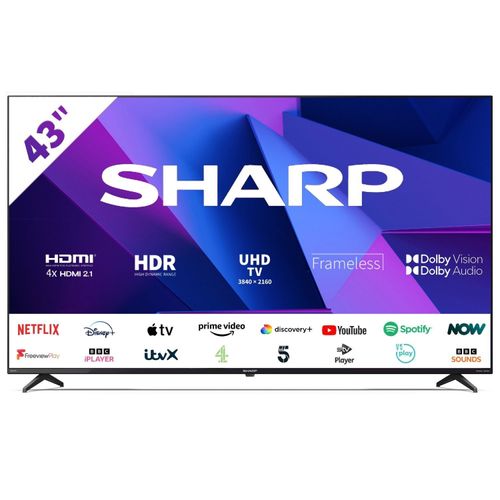 Sharp 4T-C43FN2KL2AB  43" 4K...