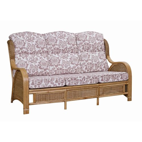 Casa Bari Cane 3 Seater Sofa