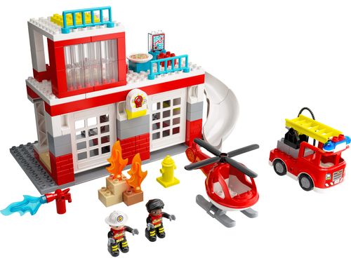 Fire Station & Helicopter