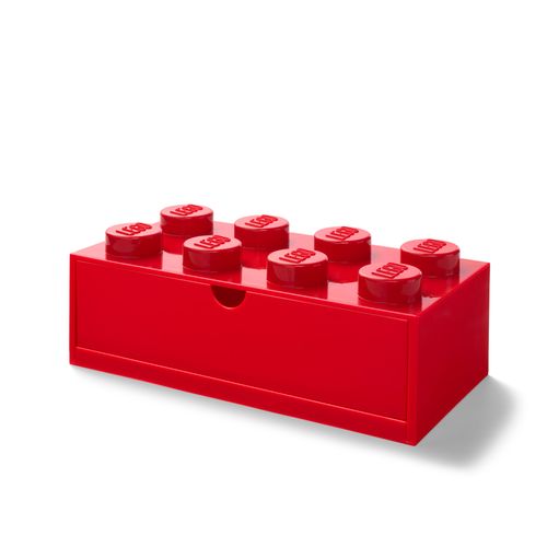 8-Stud Desk Drawer - Red