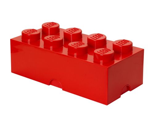 8-Stud Storage Brick - Red