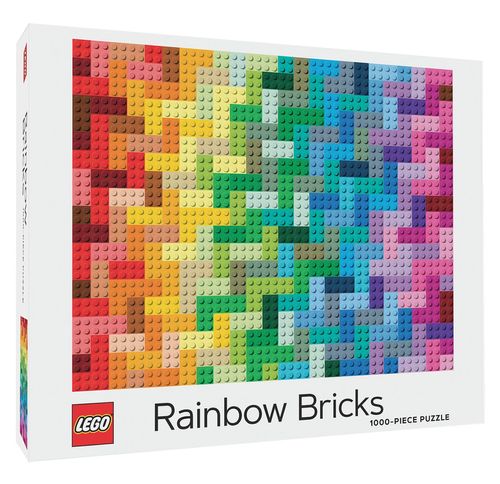 Rainbow Bricks 1,000-Piece...