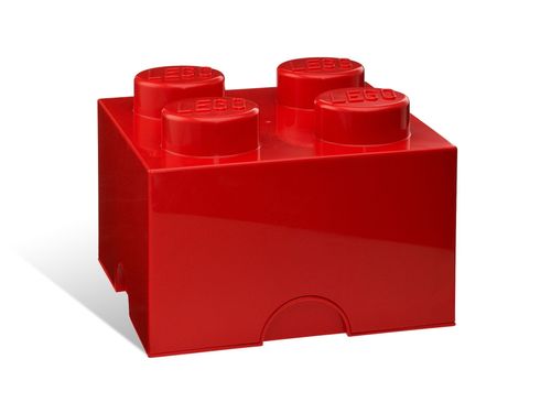 4-Stud Storage Brick - Red