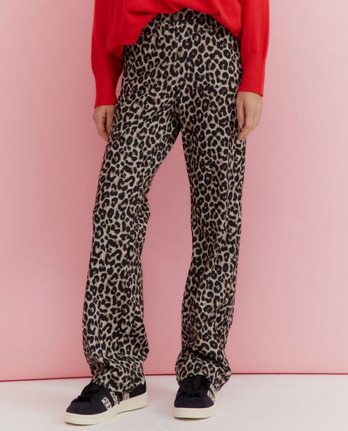 Jersey Hose mit Leodruck