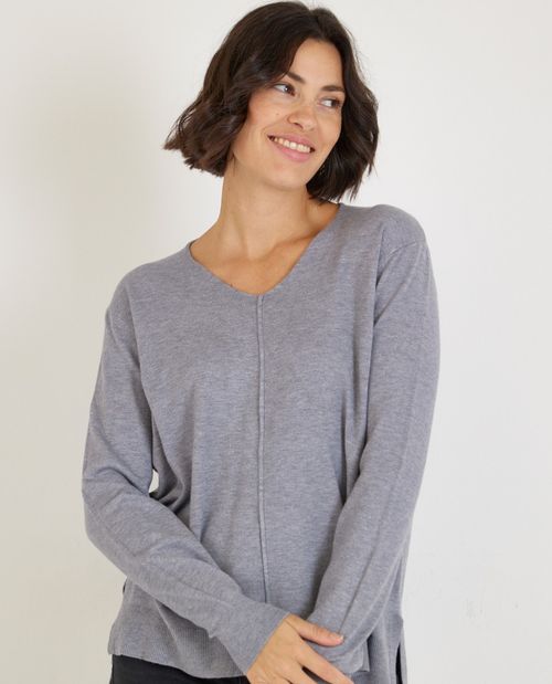 Weicher Pullover mit...