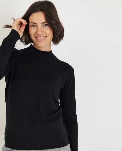 Weicher Stehkragen Pullover...