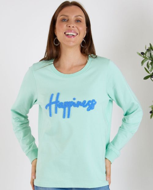 Sweatshirt aus Modalmix in...