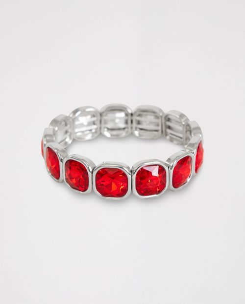 Armband aus Strass in Rot