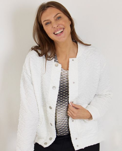 Blouson mit Druckknöpfen in...