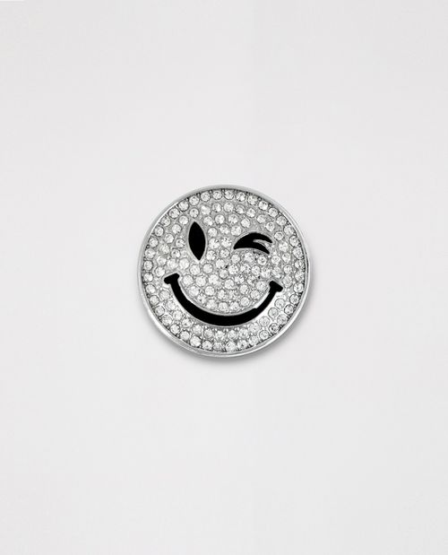 Kleine Smiley-Magnetbrosche