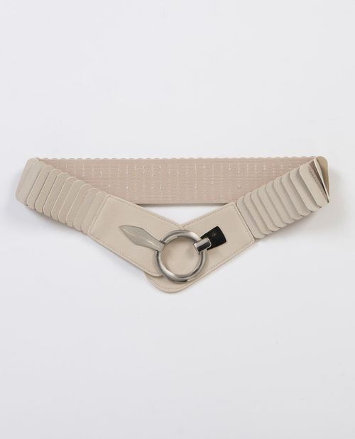 Stretchgürtel in Beige