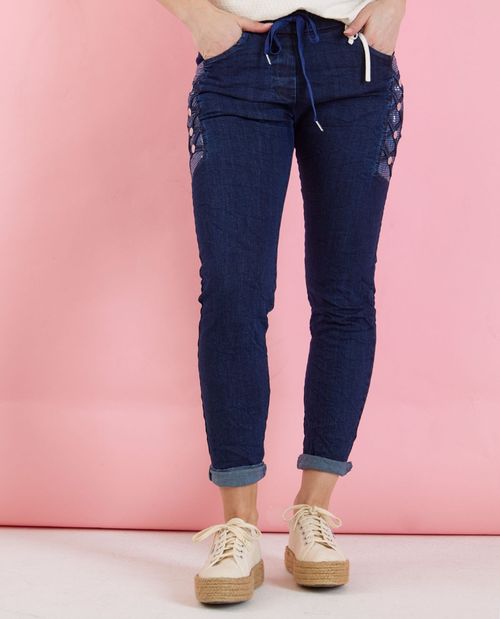 Jeggings mit Pailletten...