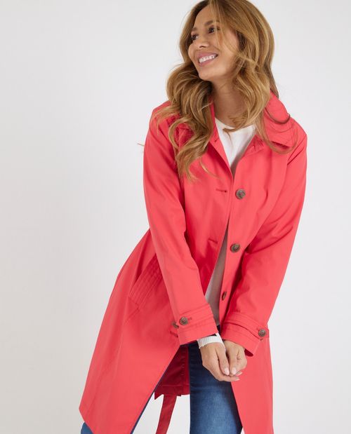Trenchcoat in Hellrot