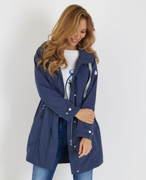 Leichter Parka in Dunkelblau