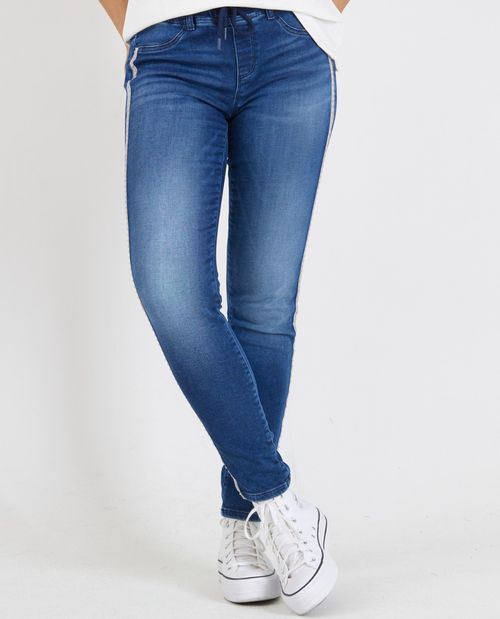 Jeans Joggpants mit Nietenband