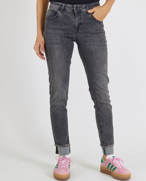 Graue Power-Stretch Denim mit...