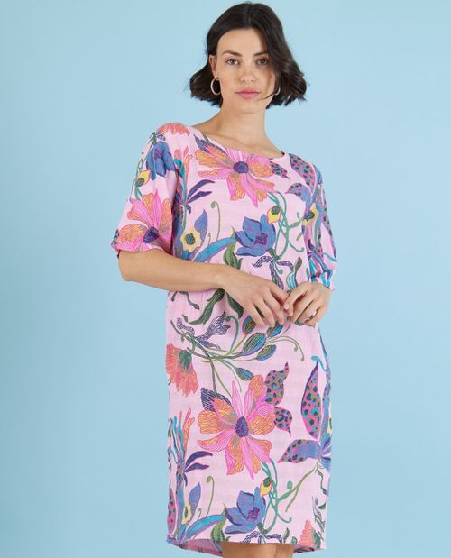 Kleid in Rosa aus Baumwolle...