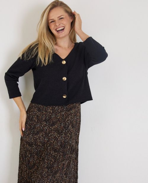 Langes Kleid in 2-In-1 Optik