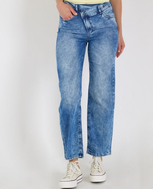 Hose in Blau aus (Tencel™)...