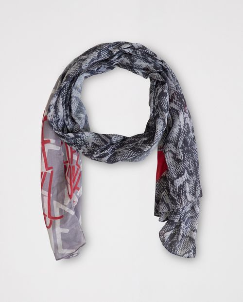 Schal mit Snakeprint