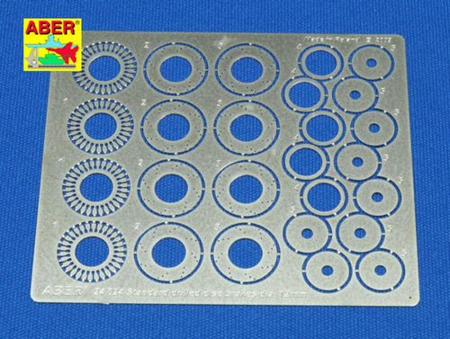 Standard drilled discs brakes...