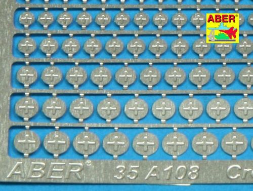 Cross type screw heads