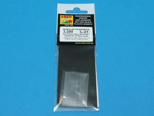 Set of 20 pcs 40 mm Bofors...