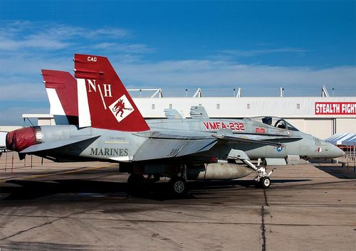 USMC F/A 18A+ VMFA-232 RED...