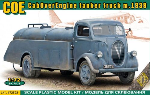COE (CabOverEngine) tanker...