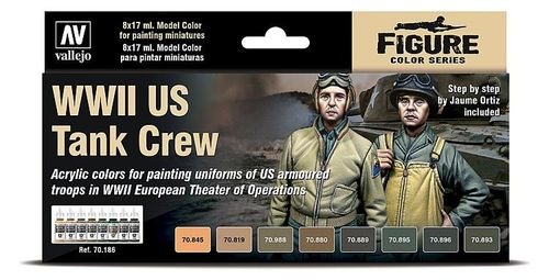 Farbset, US Panzerbesatzung,...