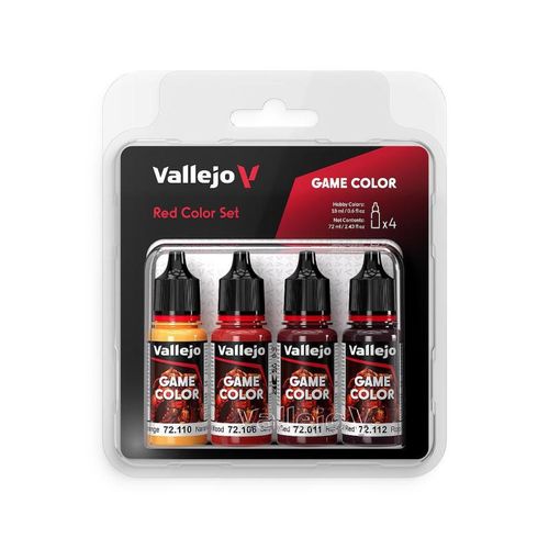 Farb-Set Rot (4 x 18 ml)