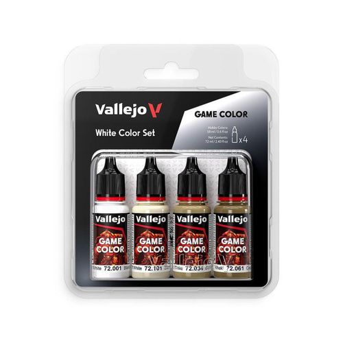 Farb-Set, Weiß - 4x18 ml