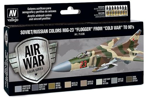 MiG 23 Flogger - Farbset - 8...