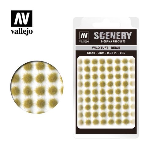 Wild-Gras, beige, 2 mm