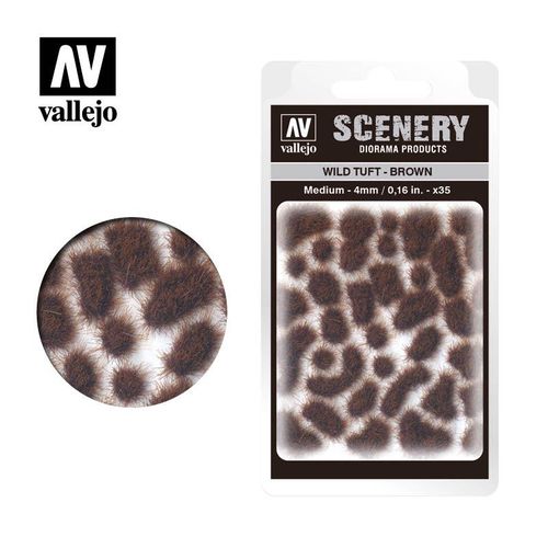 Wild-Gras, braun, 4 mm