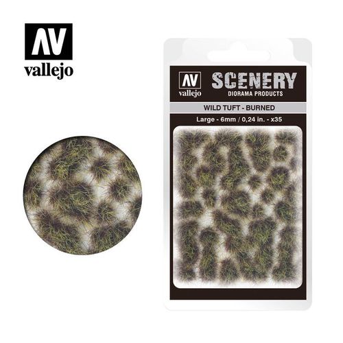 Wild-Gras, verbrannt, 6 mm