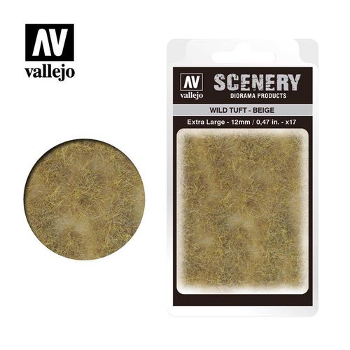 Wild-Gras, beige, 12 mm