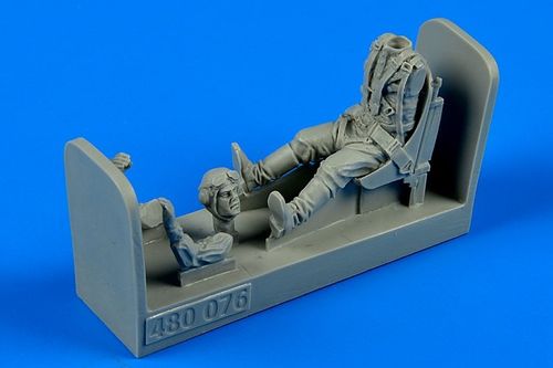 Russian WWII pilot with seat...