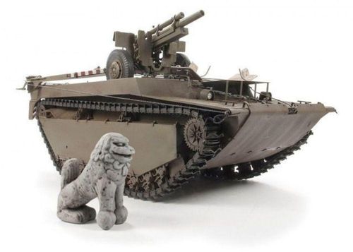 LVT 4 Buffalo Carrying M2A1...