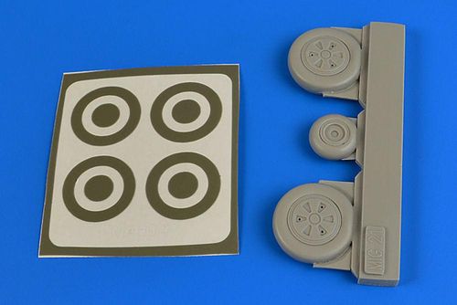 MiG-21 - Wheels & paint masks...