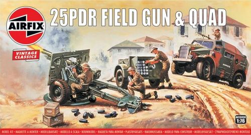 25pdr Field Gun & Quad -...