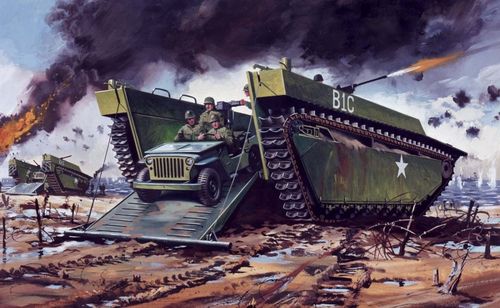 Buffalo Amphibian LVT & Jeep...